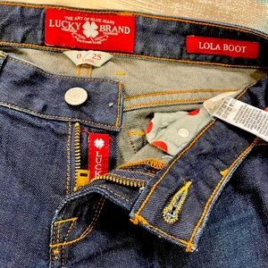 Lucky Brand Denim Jeans 0 / 25 Long - New w/o Tags